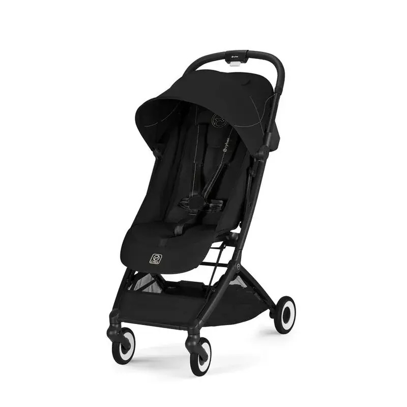 2026新款【安琪兒】德國 Cybex Orfeo 輕便可平躺登機嬰兒推車#黑色-黑色